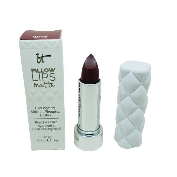 It Cosmetics Pillow Lips Matte High Pigment Moisture Wrapping Lipstick Moment - Picture 1 of 3